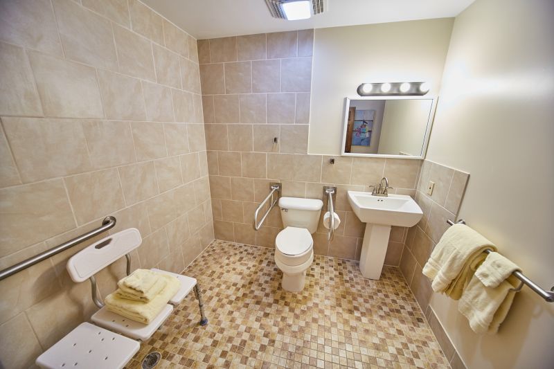 Double Wide Shower Area