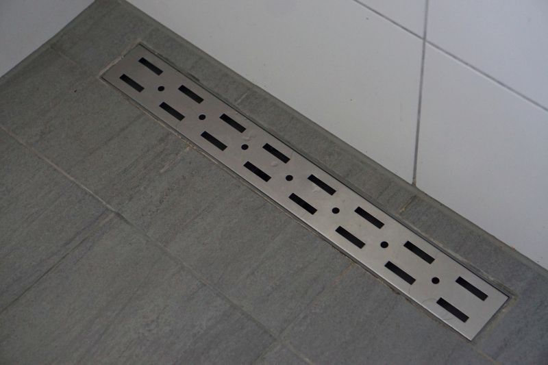 Linear Drain and Sleek Fixtures