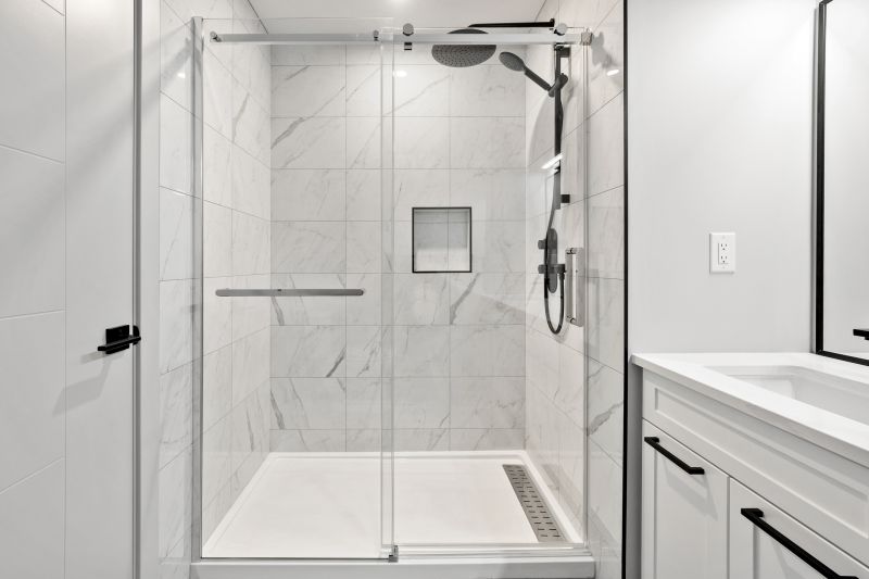 Elegant Shower with Niche